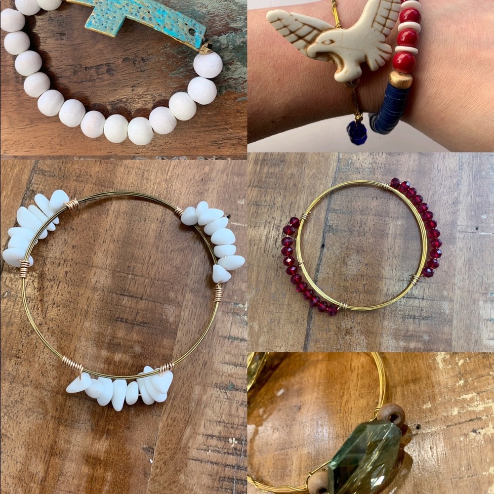 Hand Crafted Cross Bracelet 2/$20 or 3/$25 - Picture 4 of 5